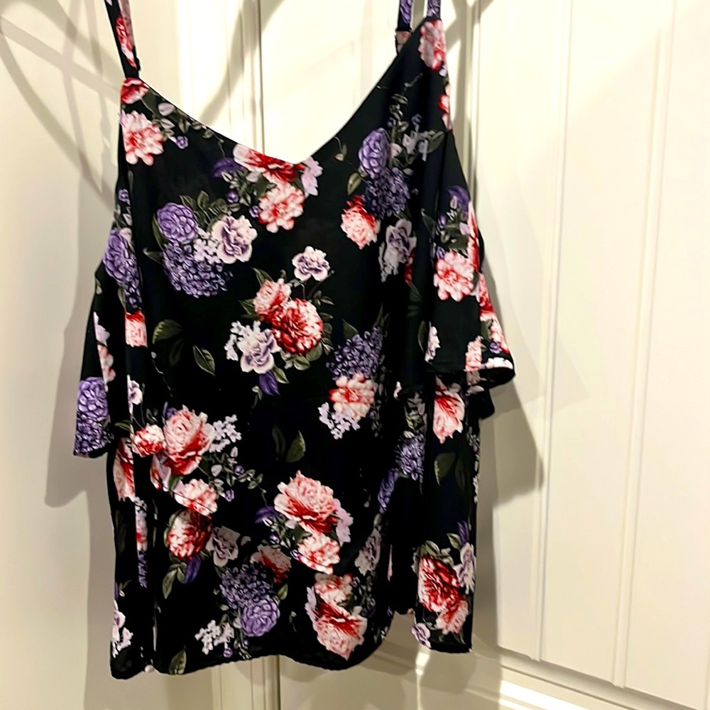 Layered floral Torrid dress camisole